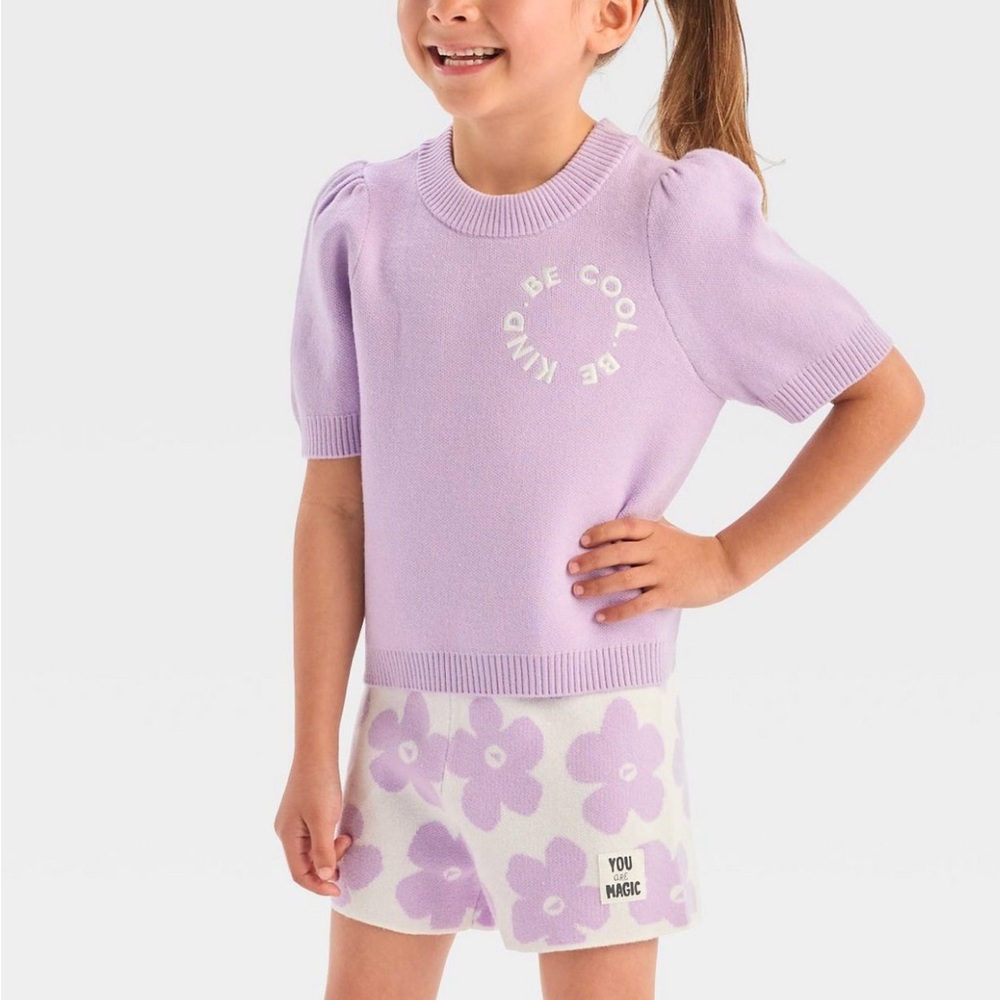 Grayson Mini toddler knit short set